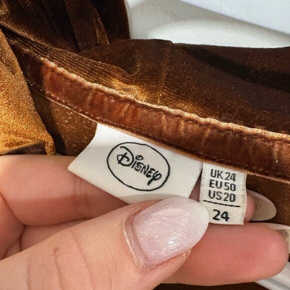 DISNEY VELOUR RHINESTONE MICKEY MOUSE ZIP UP HOODIE - Picture 4 of 7